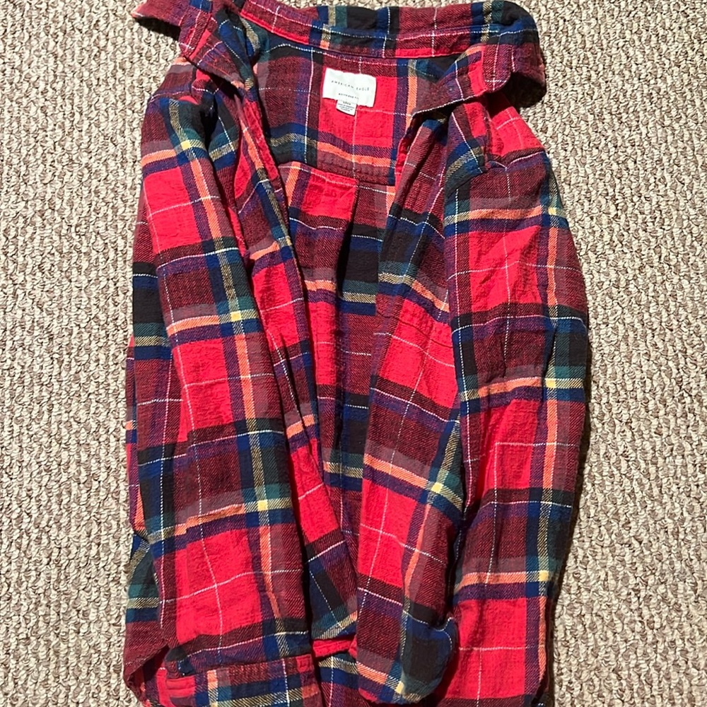american eagle boyfriend flannel